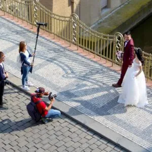 Bride And Groom Fall Love Photos