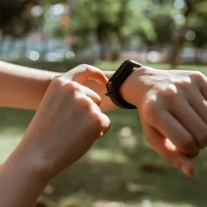 Wearing A Vaccination Bracelet
