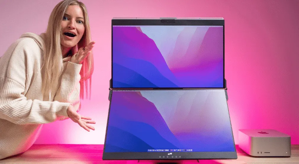 Dual Monitors With Stand