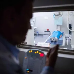 Lead Glass In an X-Ray Room