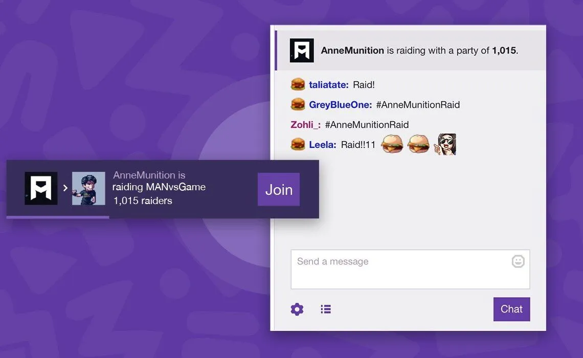 Anyone Raid on Twitch